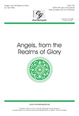 Angels, from the Realms of Glory SATB choral sheet music cover